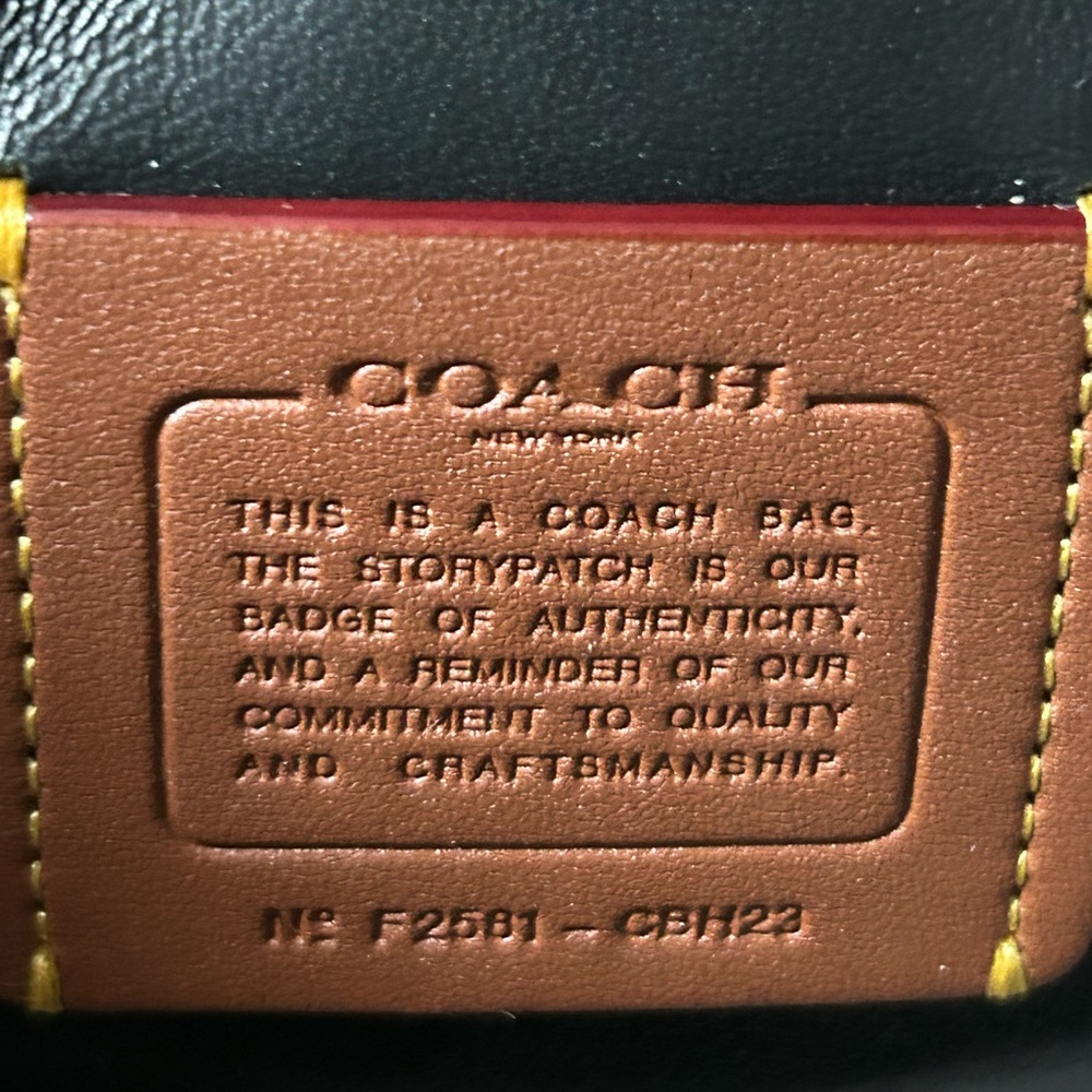 COACH Tabby 19 Quilted Nappa Leather Chain Crossbody/Wristlet w/Dust Bag - Picture 8 of 11